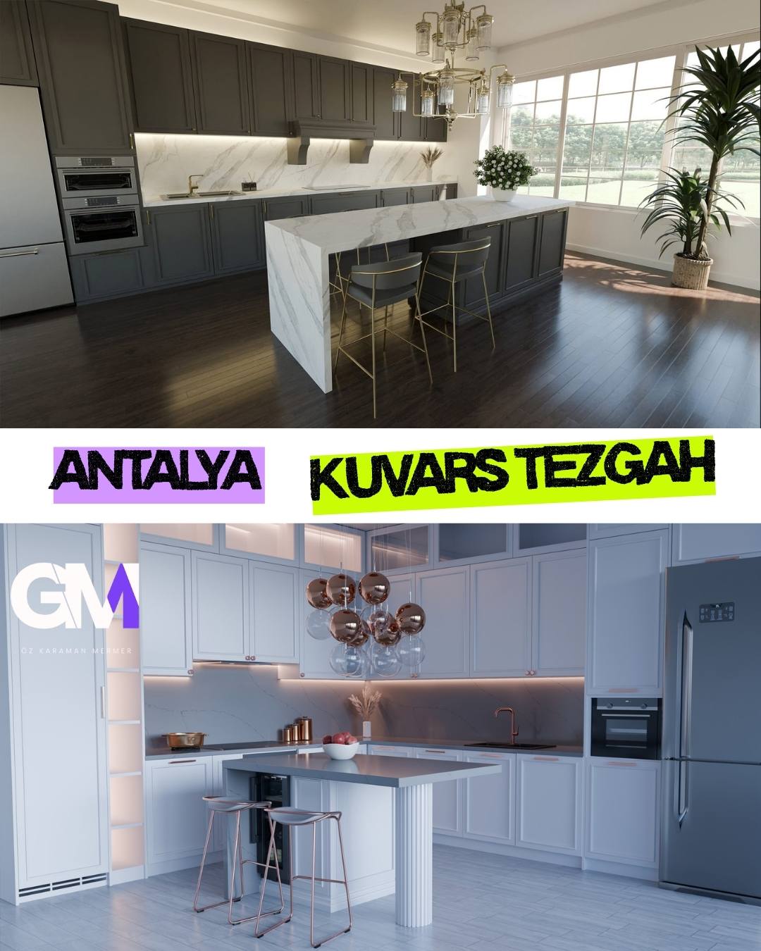 Kuvars Modelleri ve Desenleri YENİ